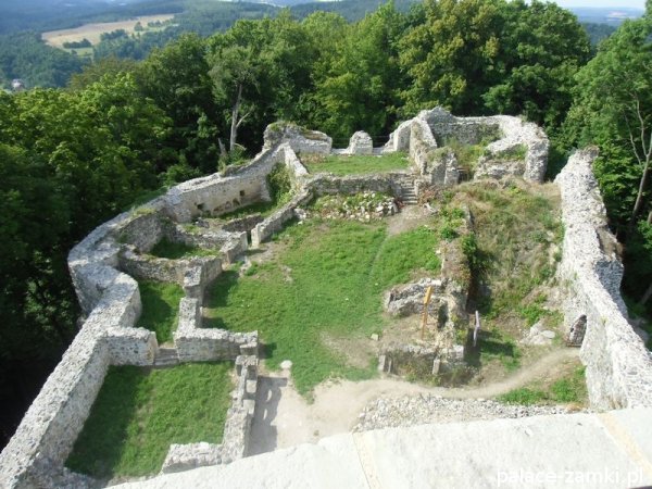 Zamek Wleń w Łupkach koło Wlenia
